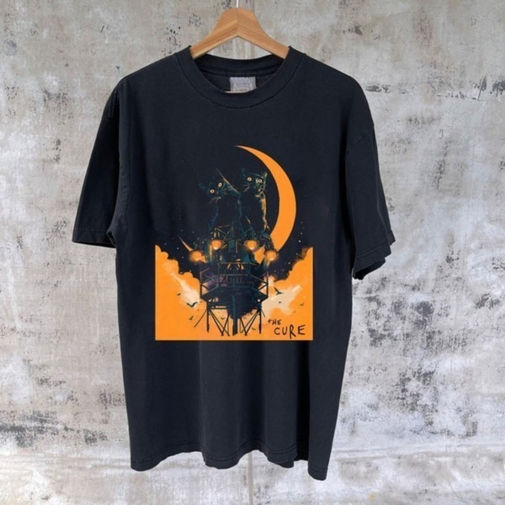 The Cure Unisex Shirt The Cure Concert Tee The Cure Rock Band Tshirt
